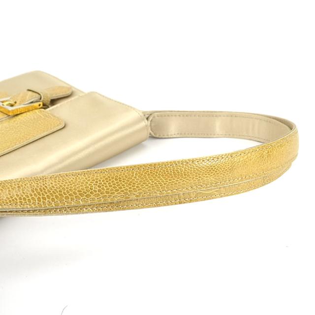 FENDI フェンディ ショルダーバッグ ゴールド/ベージュ 14068 レディース【中古】 e57046aの通販は