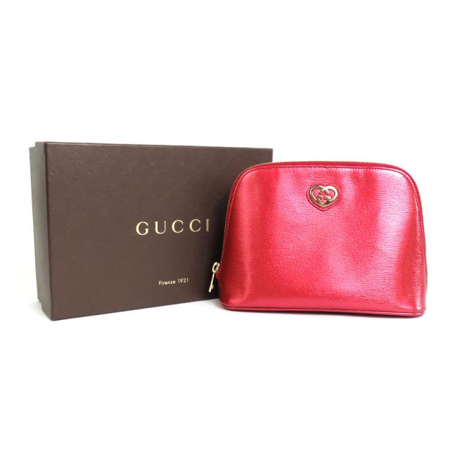 美品 グッチ GUCCI コスメポーチ 化粧ポーチ GG 総柄 レッド ポーチ Amazon | [グッチ] GUCCI 小物(ポーチ) 338190 AV30G シャイニー