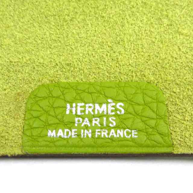 HERMES エルメス ユリス 手帳カバー ノートカバー グリーン 14065 ユニ