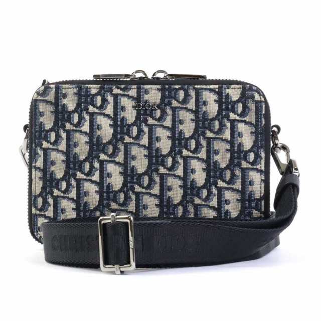 Christian Dior クリスチャンディオール ディオール オブリーク 2OBBC119YSE_H05E 斜め掛けショルダーバッグ ボディバッグ ベージュ×ブの通販は