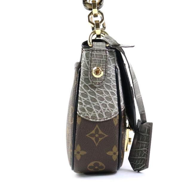 LOUIS VUITTON ルイ ヴィトン ポシェット エキゾチック モノグラム ミッシム M40220 ショルダーバッグ ブラウン系 14057 レディース【中古】 99757gの通販は