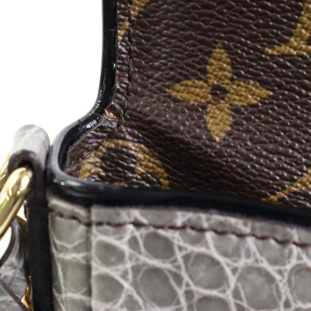 LOUIS VUITTON ルイ ヴィトン ポシェット エキゾチック モノグラム ミッシム M40220 ショルダーバッグ ブラウン系 14057 レディース【中古】 99757gの通販は