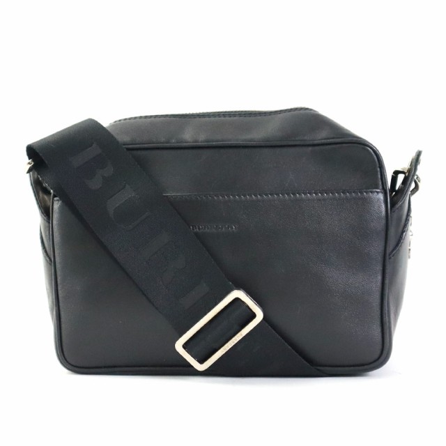 BURBERRY バーバリー 斜め掛けショルダーバッグ ブラック 14054 ユニセックス【中古】 55494gの通販は