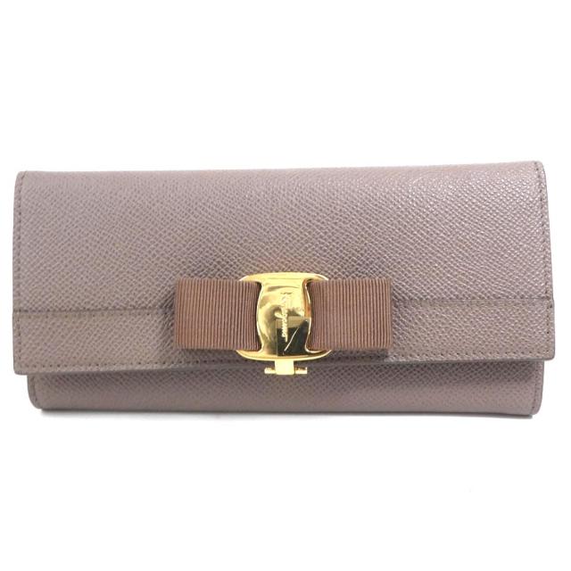 Salvatore Ferragamo サルヴァトーレフェラガモ ヴァラリボン 長財布 