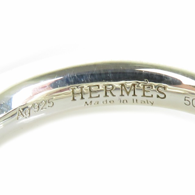 HERMES エルメス クロワゼット リング・指輪 9号 シルバー 14069 レディース【中古】 e57593k