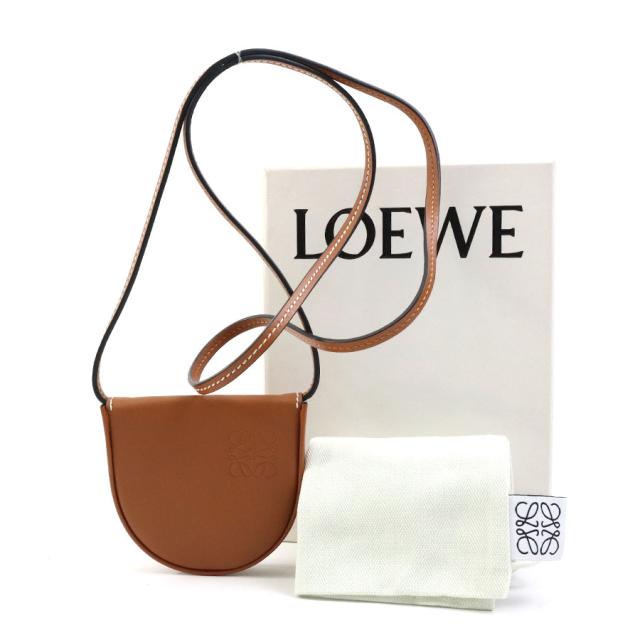 LOEWE ロエベ ヒールポーチ ミニ コインケース ミニポーチ ブラウン