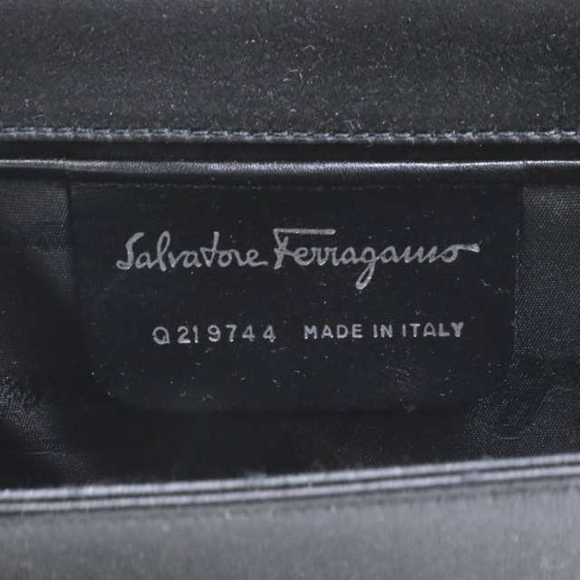 Salvatore Ferragamo サルヴァトーレフェラガモ ハンドバッグ ブラック 14054 レディース【中古】 e57768a