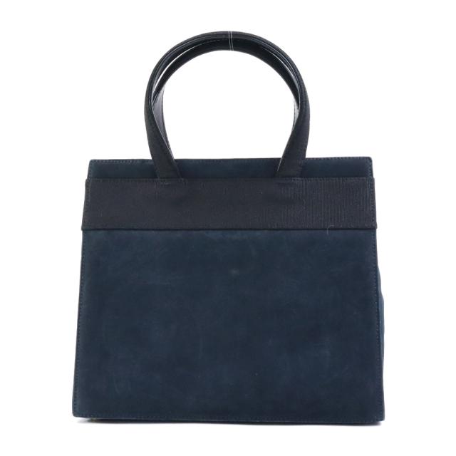 【美品】Salvatore Ferragamo ネイビー ハンドバッグ サルヴァトーレフェラガモ ネイビー ハンドバッグ 【公式通販】
