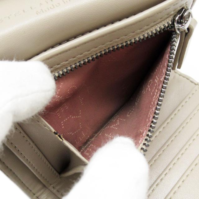 Stella McCartney ステラマッカートニー 三つ折り財布 ベージュ 14059