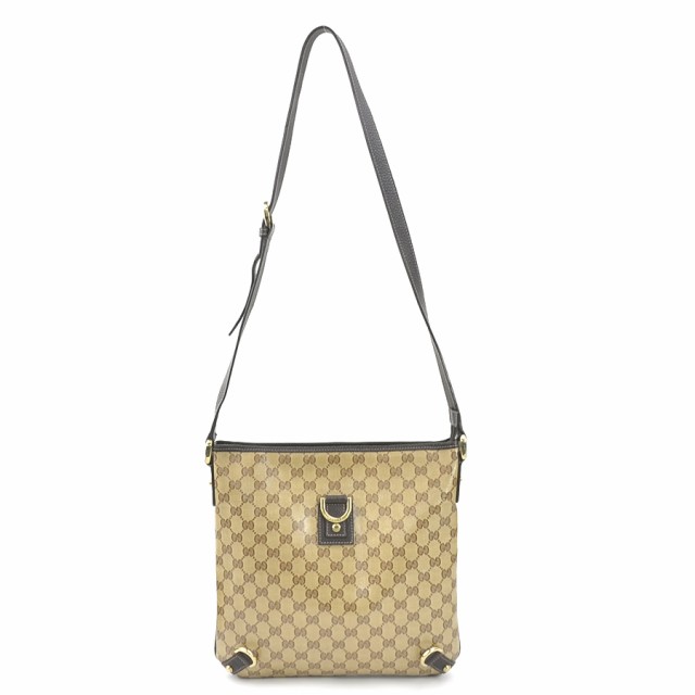 GUCCI グッチ GGクリスタル 268642 斜め掛けショルダーバッグ ブラウン 14057 ユニセックス【中古】 e58006i