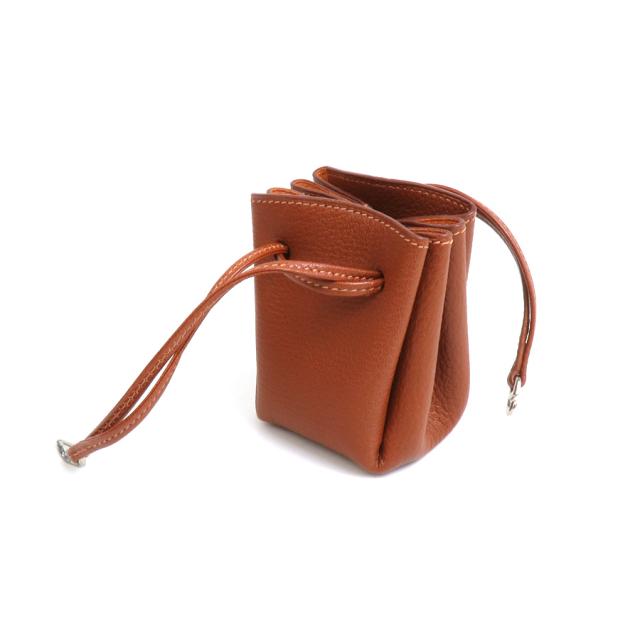 HERMES エルメス　ヴェスパポーチ　ミニバッグ　ポーチ　ブラウン　A刻印 楽天市場】【バッグ】HERMES エルメス ヴェスパポーチ 巾着型