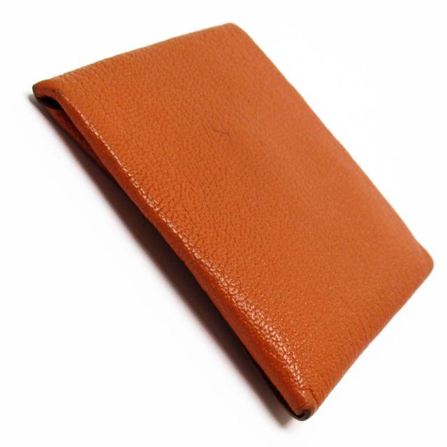 HERMES エルメス バスティア コインケース オレンジ 14062 ユニ