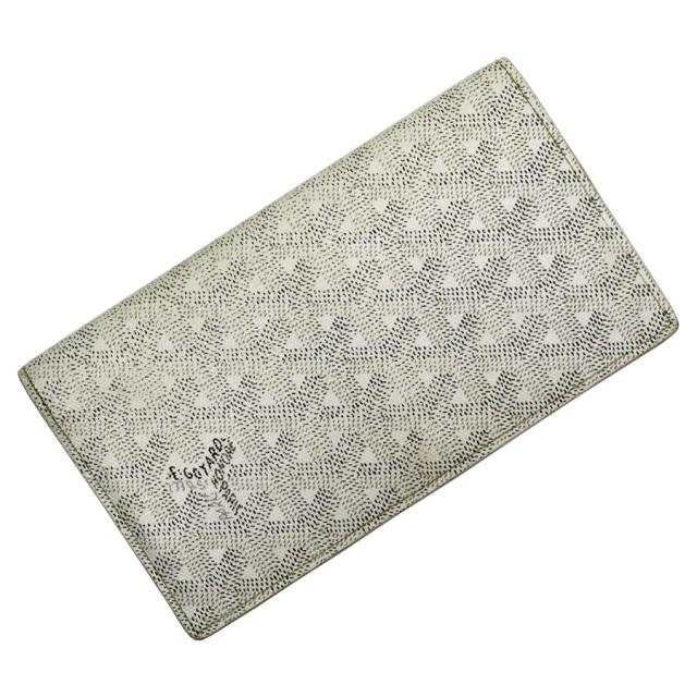 GOYARD ゴヤール 二つ折り長財布 ホワイト系 14056 ユニセックス【中古】 t19234a