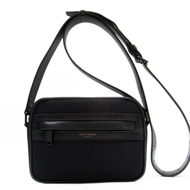 SAINT LAURENT サンローラン 斜め掛けショルダーバッグ ブラック 14054 レディース【中古】 w0109aの通販は