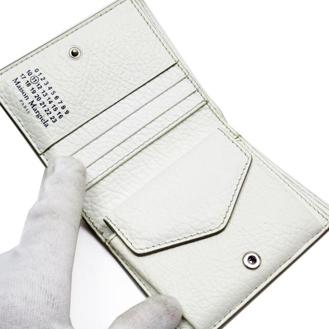 Maison Margiela メゾンマルジェラ 二つ折り財布 ホワイト 14056 ユニ