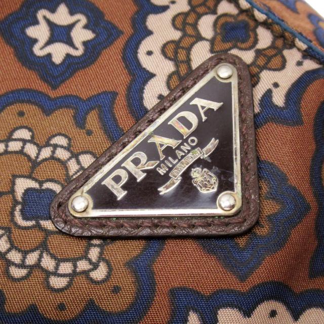 PRADA プラダ ハンドバッグ トートバッグ ブラウン/マルチカラー 14057 レディース【中古】 w0128g