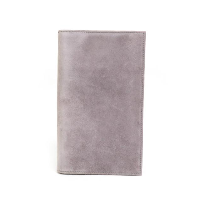 HERMES エルメス 手帳カバー グレー/ダークブルー 14055 ユニセックス【中古】 e58371fの通販は