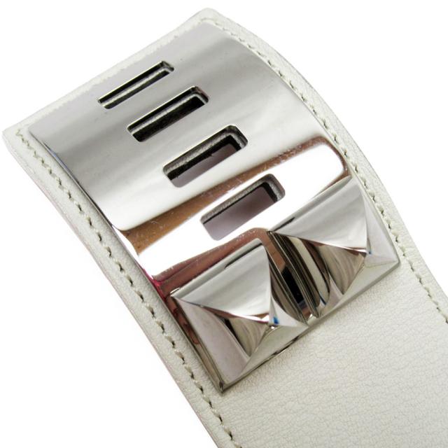 エルメス　コリエドシアン　ホワイト　ゴールド　T1 T1 ホワイト（白）系 HERMES Collier de Chien(エルメス