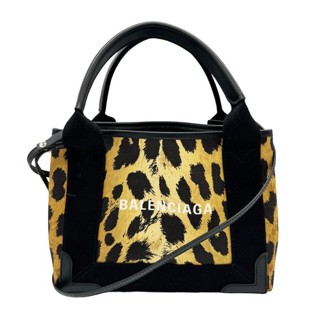 BALENCIAGA バレンシアガ ネイビーカバXS 390346 ハンドバッグ 斜め 