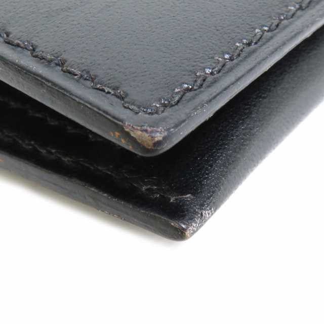 HERMES エルメス ベアンクラシック 二つ折り長財布 ブラック