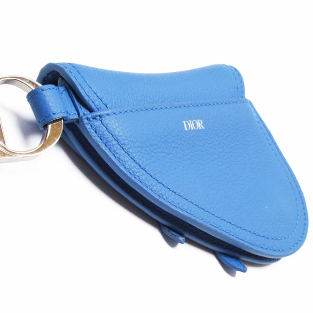 Christian Dior クリスチャンディオール サドル ポーチ ブルー 14067