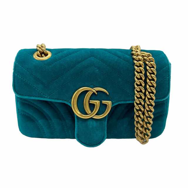 GUCCI グッチ 446744 ショルダーバッグ グリーン系 14065 レディース【中古】 z0791