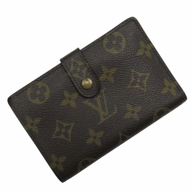 LOUIS VUITTON ルイ ヴィトン ポルト モネ ヴィエノワ モノグラム 二つ折り財布 ブラウン 14057 レディース【中古】 w0489f