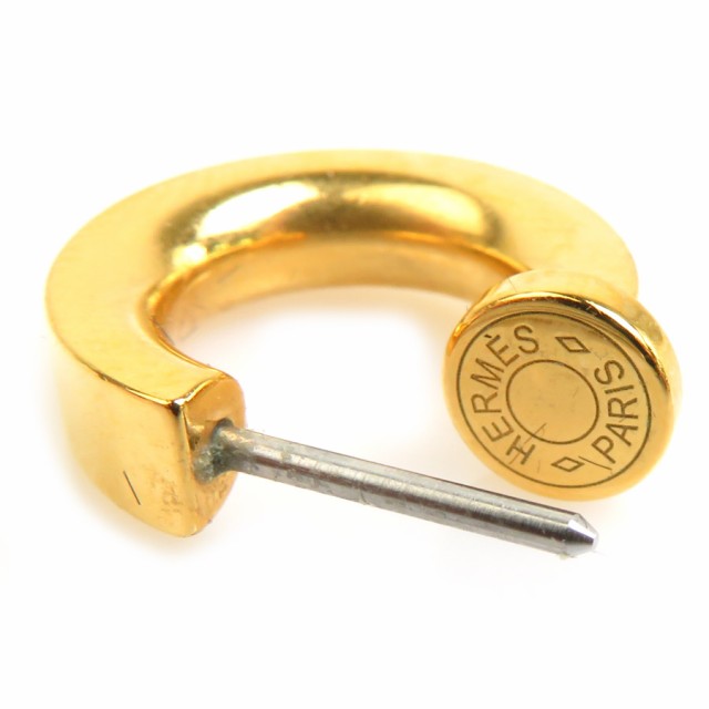 HERMES エルメス オーケリー ピアス ゴールド/ナタ 14068 HERMES エルメス オーケリー ピアス ゴールド/ナタ 14068