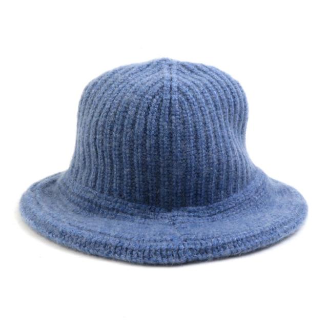 CELINE セリーヌ トリオンフ ハット バケツハット ブルー 14067