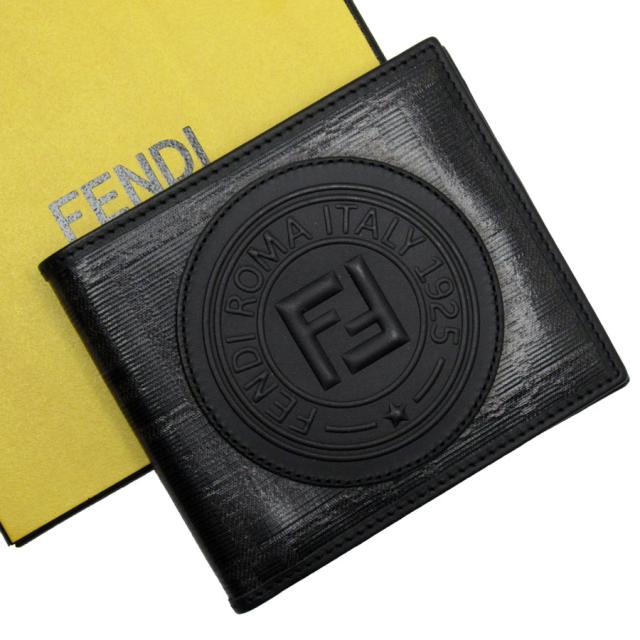 FENDI フェンディ 7M0169-A5K4 札入れ ブラック 14054 メンズ【中古】 t19318g