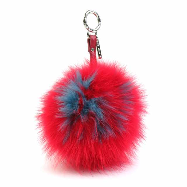 FENDI フェンディ チャーム レッド/ブルー 14060 レディース【中古】 e58737g