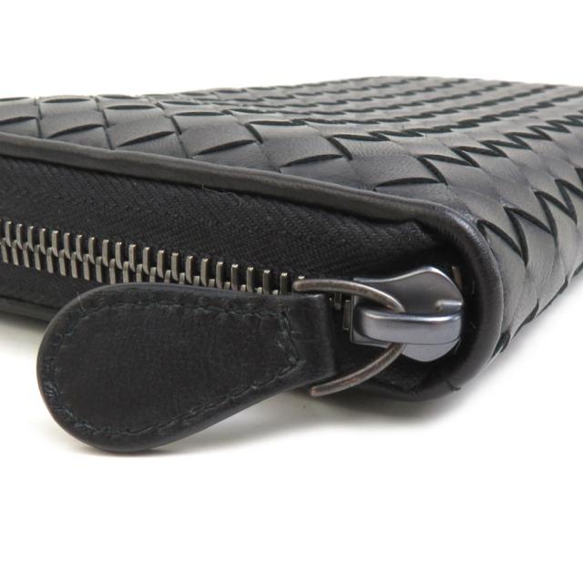 BOTTEGA VENETA 極美品 黒 長財布 イントレチャート ユニセックス 