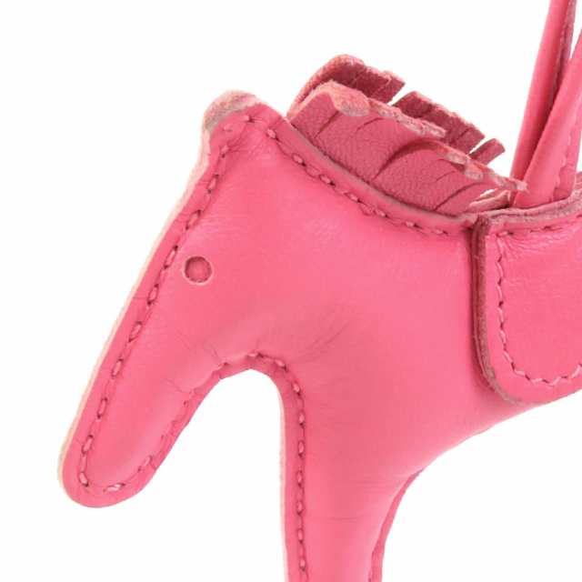 HERMES エルメス ロデオPM チャーム ピンク 14061 ユニセックス【中古】 a0364の通販は