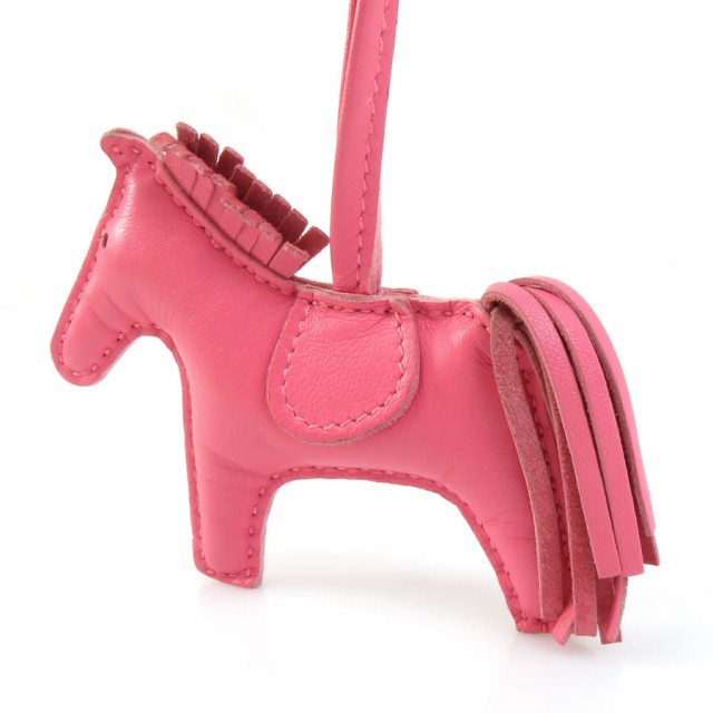 HERMES エルメス ロデオPM チャーム ピンク 14061 ユニセックス【中古】 a0364の通販は