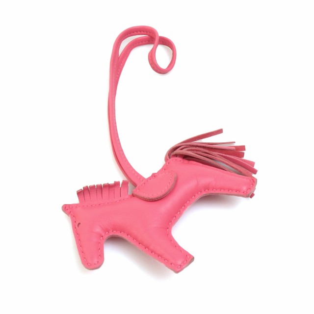 HERMES エルメス ロデオPM チャーム ピンク 14061 ユニセックス【中古】 a0364の通販はバッグ小物・アクセサリー