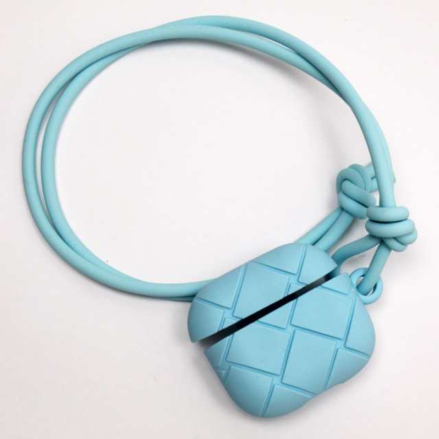 BOTTEGAVENETA ボッテガヴェネタ イントレチャート Air Pods Proケース ライトブルー 14067 ユニセックス【中古】 t19351aの通販は