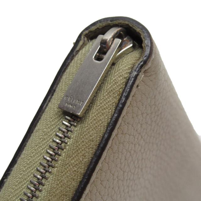 CELINE セリーヌ ラウンドファスナー長財布 ベージュ 14059 レディース