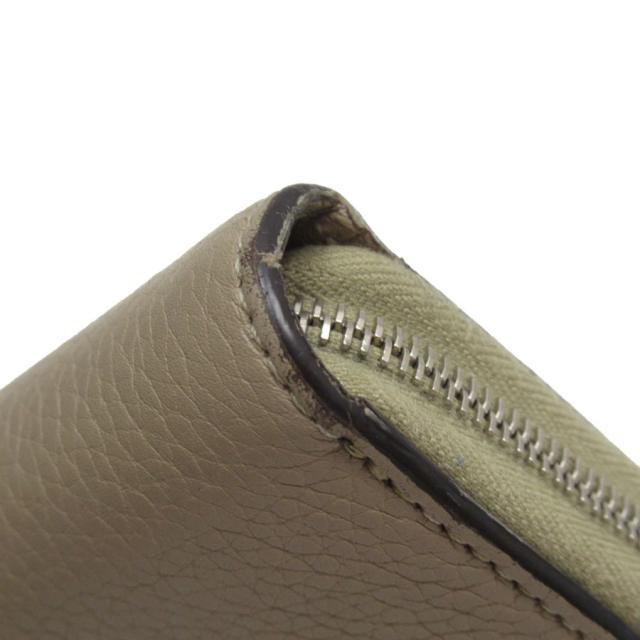 CELINE セリーヌ ラウンドファスナー長財布 ベージュ 14059 レディース【中古】 t19357a CELINE セリーヌ ラウンドファスナー長財布 ベージュ 14059 レディース