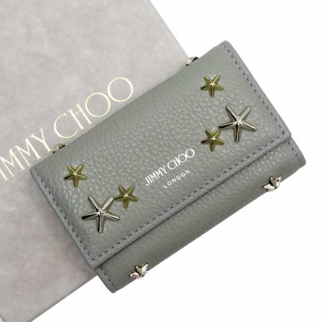 JIMMY CHOO ジミーチュウ キーケース グレー 14055 ユニセックス【中古】 t19360g