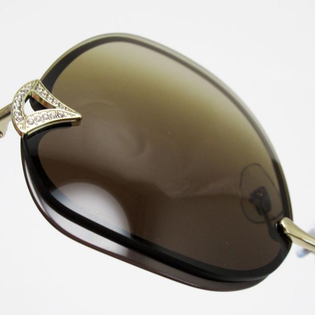 BVLGARI ブルガリ サングラス ブラウン×ゴールド 14057 レディース