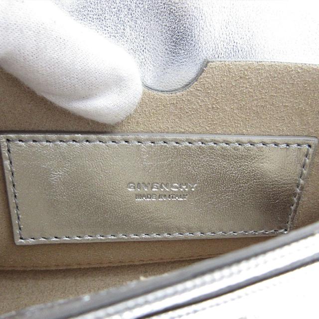 GIVENCHY ジバンシィ 斜め掛けショルダーバッグ シルバー 14069