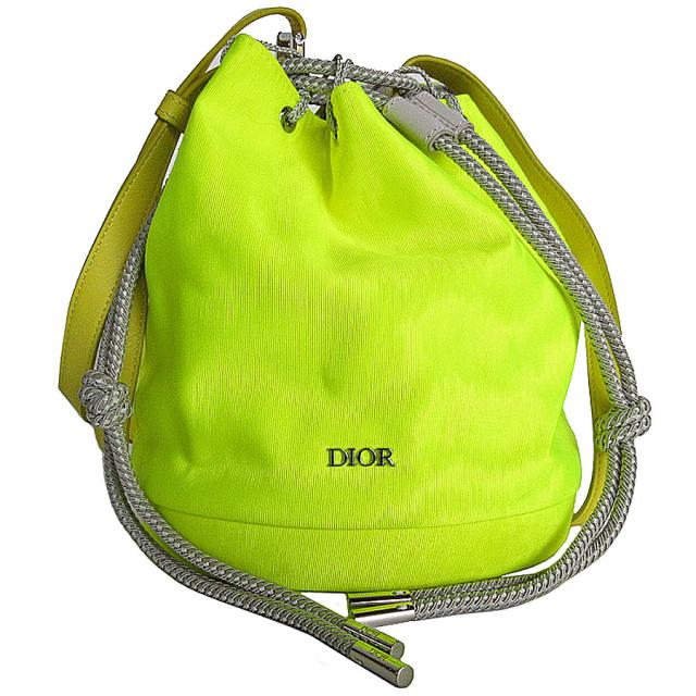 Dior ディオール ショルダーバッグ ネオンイエロー 14063 レディース【中古】 s0149i