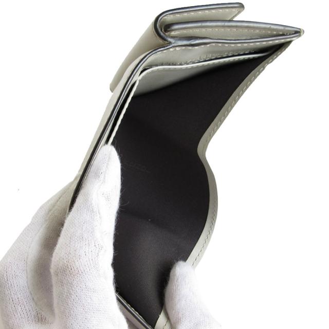 FENDI フェンディ 三つ折り財布 コンパクトウオレット ライトグレー