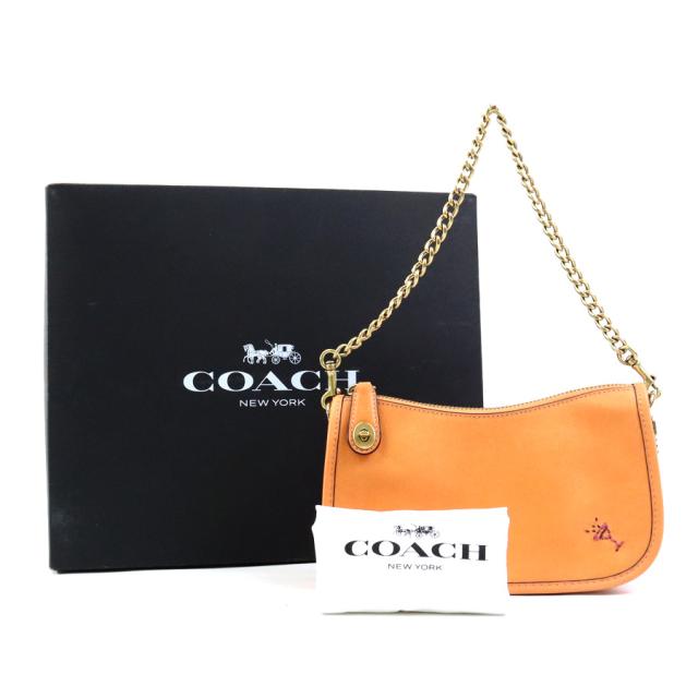 COACH コーチ ハンドバッグ ライトブラウン 14057 レディース【中古