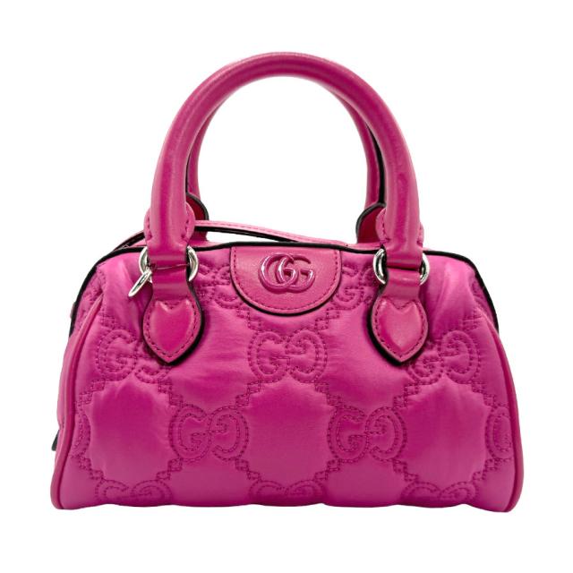 GUCCI グッチ GGマトラッセ 702251 ハンドバッグ 斜め掛けショルダーバッグ 3Way Bag マゼンタ 14061 レディース【新品】 z1556