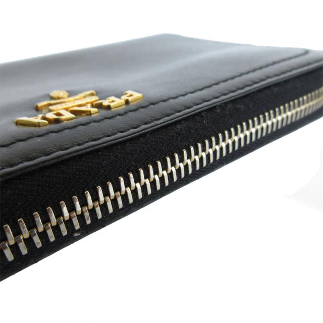 PRADA プラダ ラウンドファスナー長財布 ブラック 14054 ユニセックス