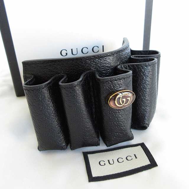 GUCCI グッチ 615992 リップケース ブラック 14054 レディース【中古】 s0289f