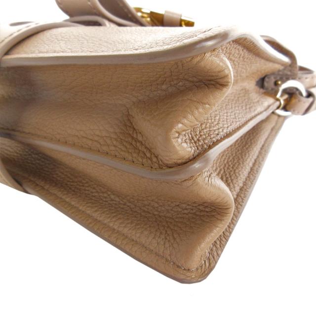 Chloe クロエ アビー ショルダーバッグ ハンドバッグ ベージュ 14059
