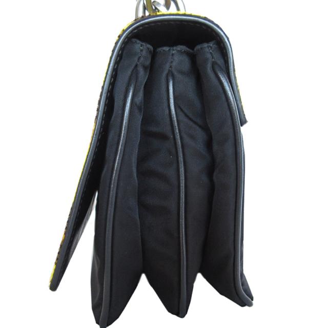 PRADA プラダ 1BD009 ショルダーバッグ イエロー×ブラウン×ブラック 14063 レディース【中古】 s0309 PRADA プラダ 1BD009 ショルダーバッグ イエロー×ブラウン×ブラック