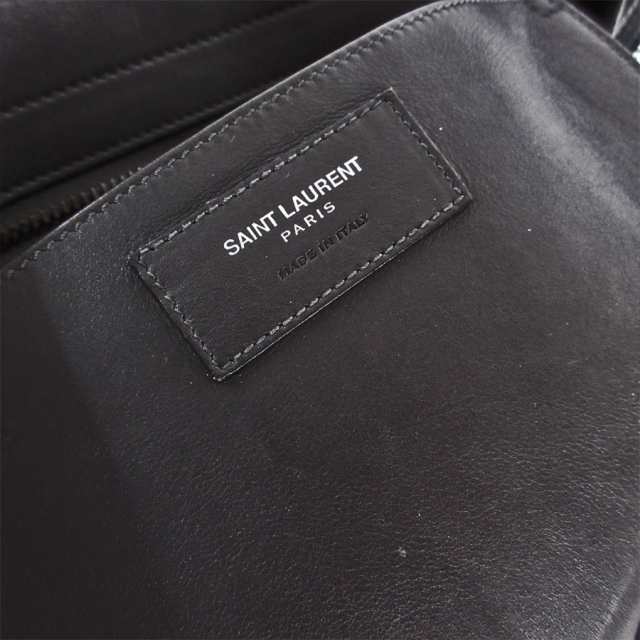 SAINT LAURENT サンローラン ベイビーカバス 424869 ハンドバッグ ショルダーバッグ グレー 14055 レディース【中古】 s0324a